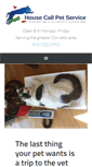 Mobile Screenshot of housecallpetservice.com